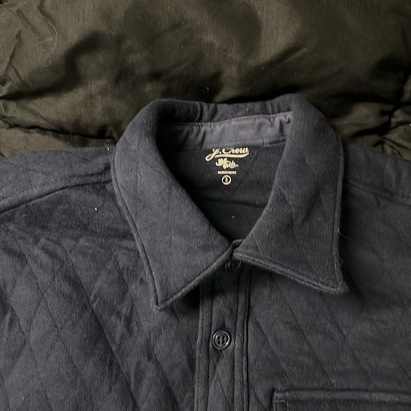 J.Crew knit quilted shirt, small - Picture 2 of 2